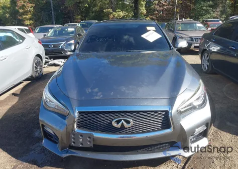 2015 Infiniti Q50 Premium from USA, damaged, VIN JN1BV7AR9FM395574